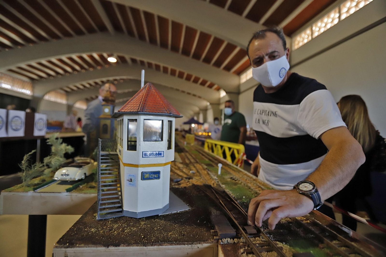 Imágenes de la exposición del 'Encuentro de Modelismo Ferroviario Huelva 2021',
