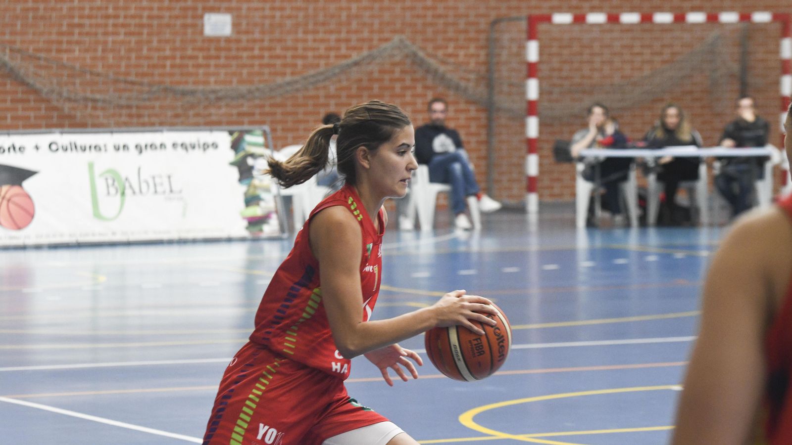 Laura Arrojo durante un partido de la pasada temporada.