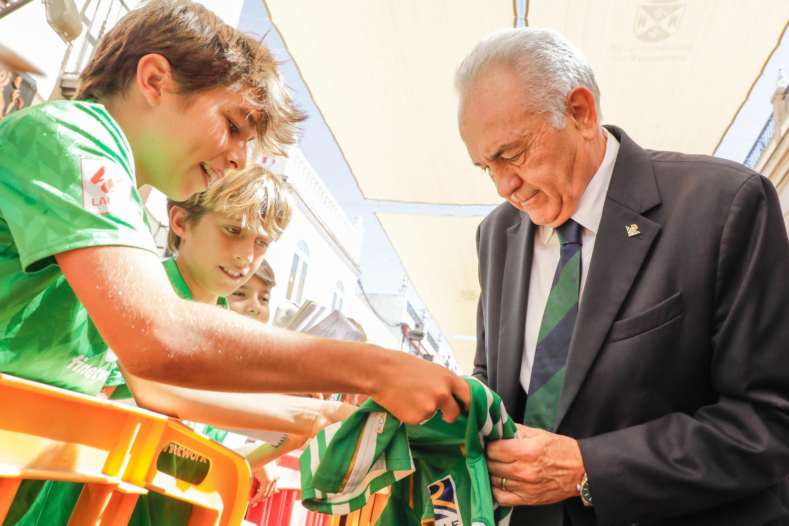 Las fotos de la visita del Betis a Tomares