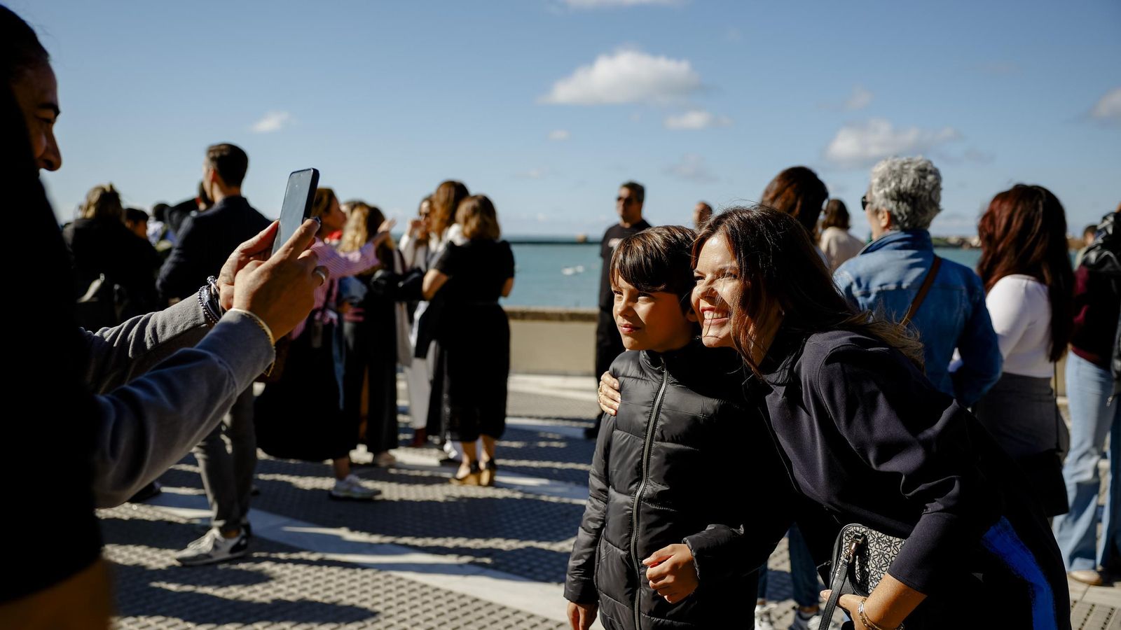imágenes del photocall del South Series en la caleta el domingo 27