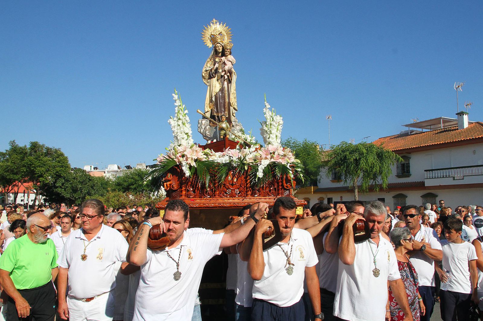 Procesión de la Virgen del Carmen en Punta Umbría