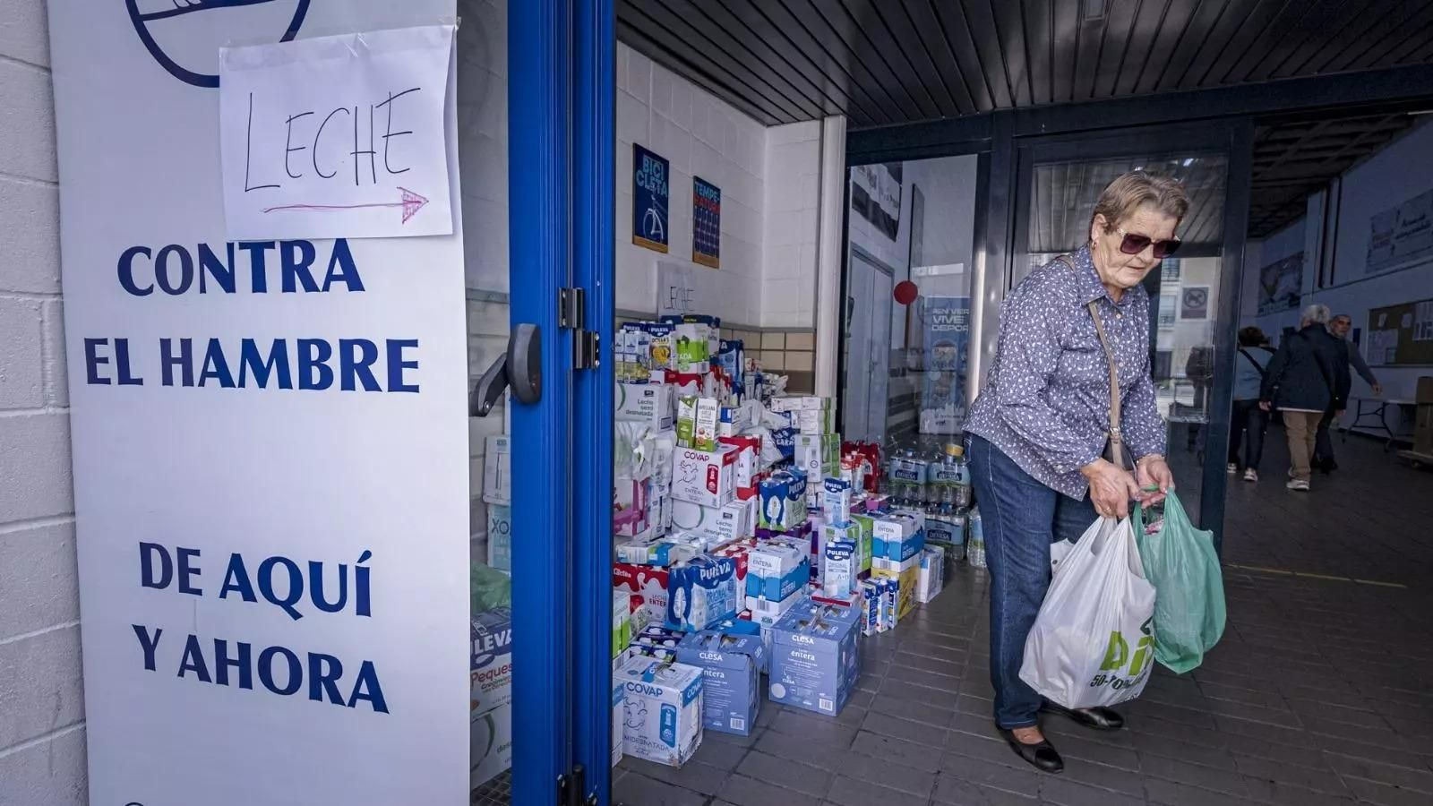 Una de las acciones del Banco de Alimentos de Cádiz a favor de las víctimas de la DANA.
