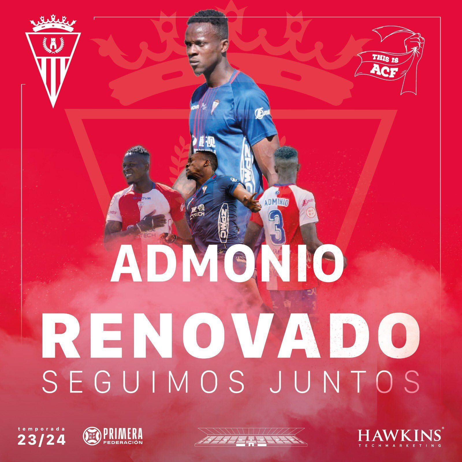 El Algeciras anuncia la renovación de Admonio.