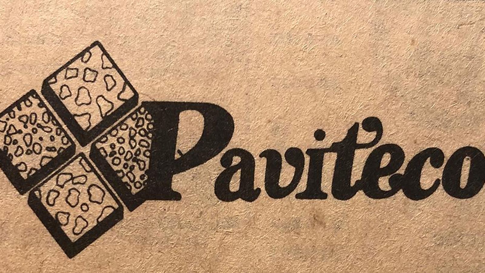 El “Paviteco” de Terrazos Madrid se anunciaba en tarjetas de visita de 1976 con el indalo