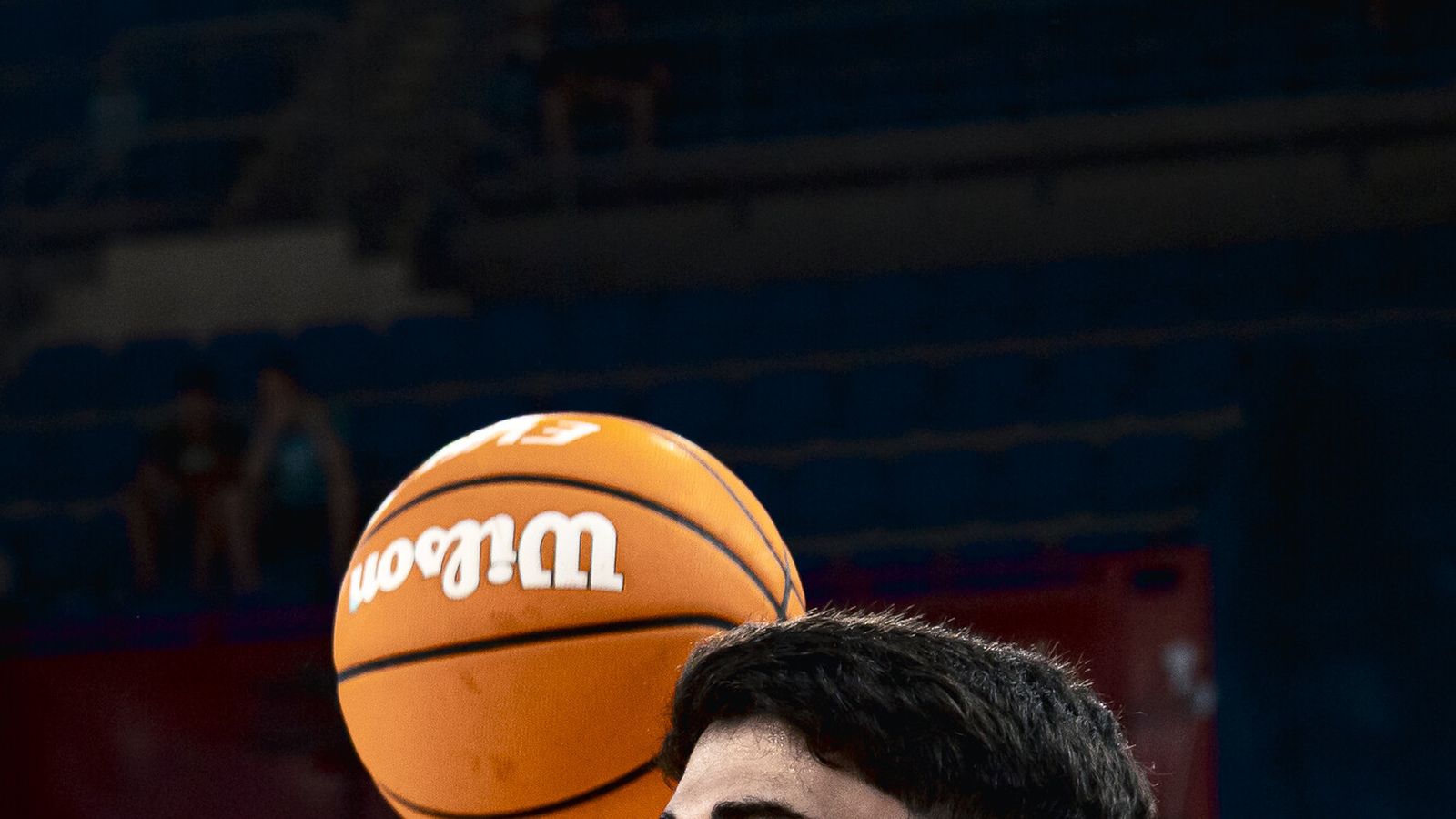 Barça-Unicaja: Calentamiento en el Palau Blaugrana