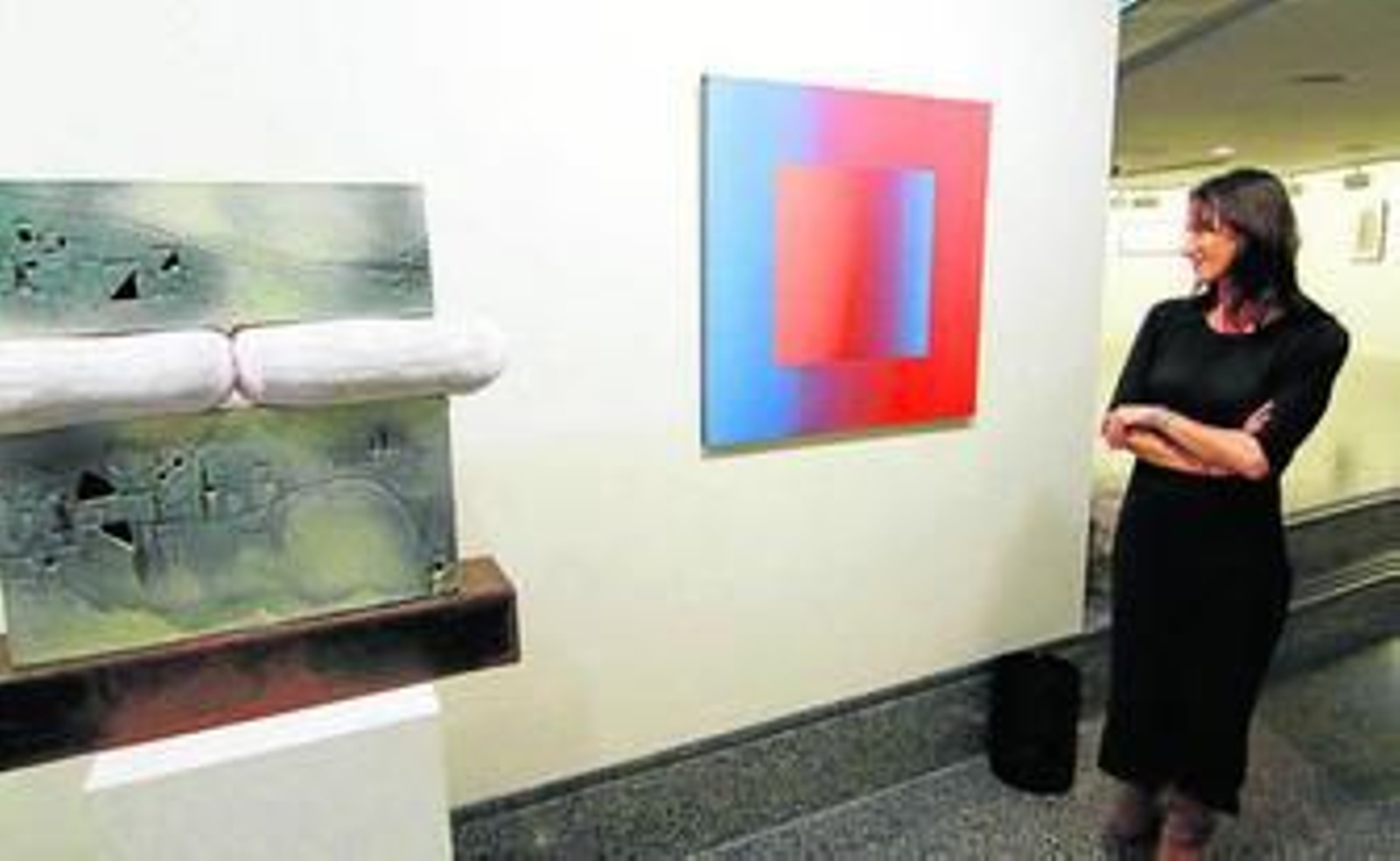 La exposición, inaugurada ayer.