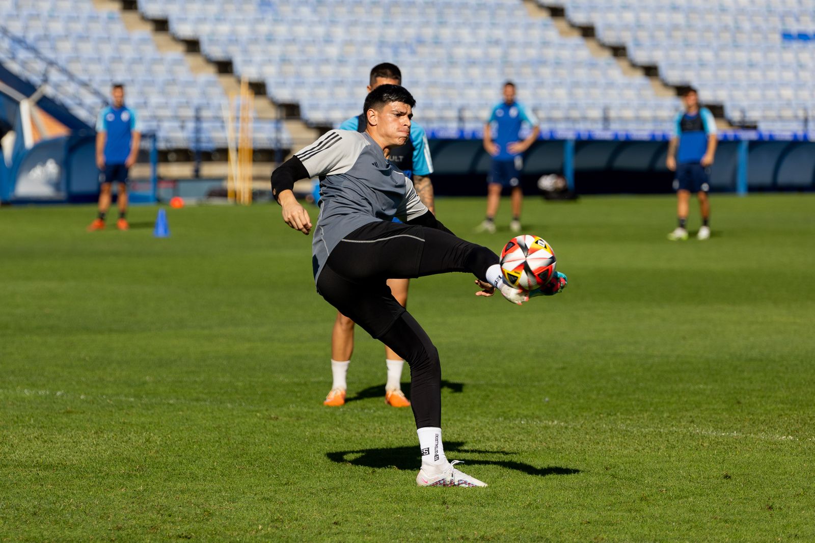 Las mejores imágenes del entrenamiento de este jueves del Recreativo de Huelva