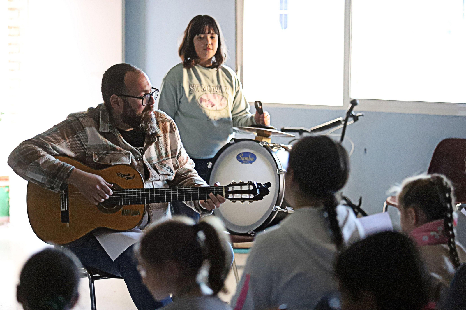Imágenes del aula de Carnaval del Colegio de la Hispanidad