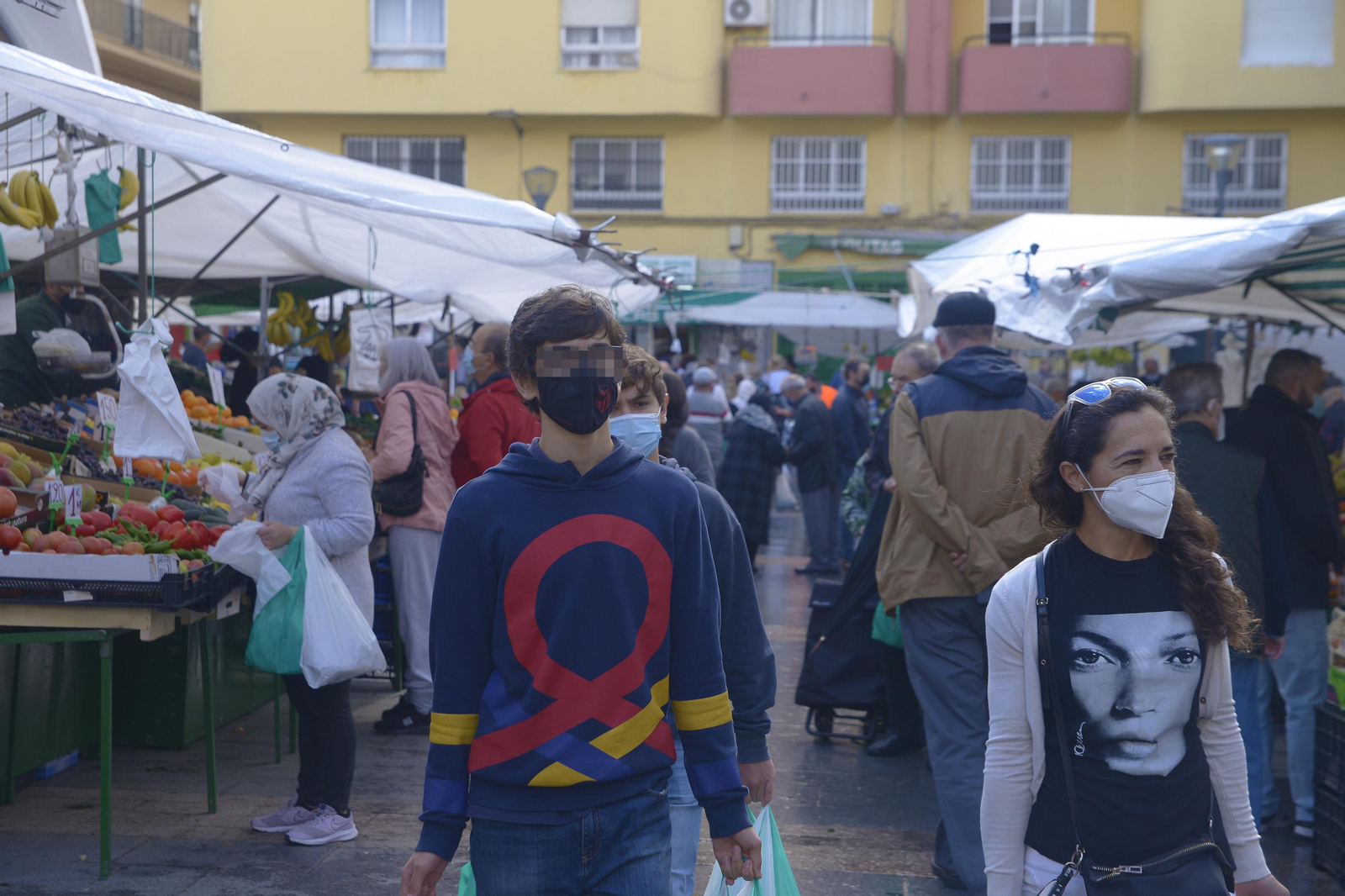 Fotos del centro de Algeciras en el primer fin de semana de Noviembre