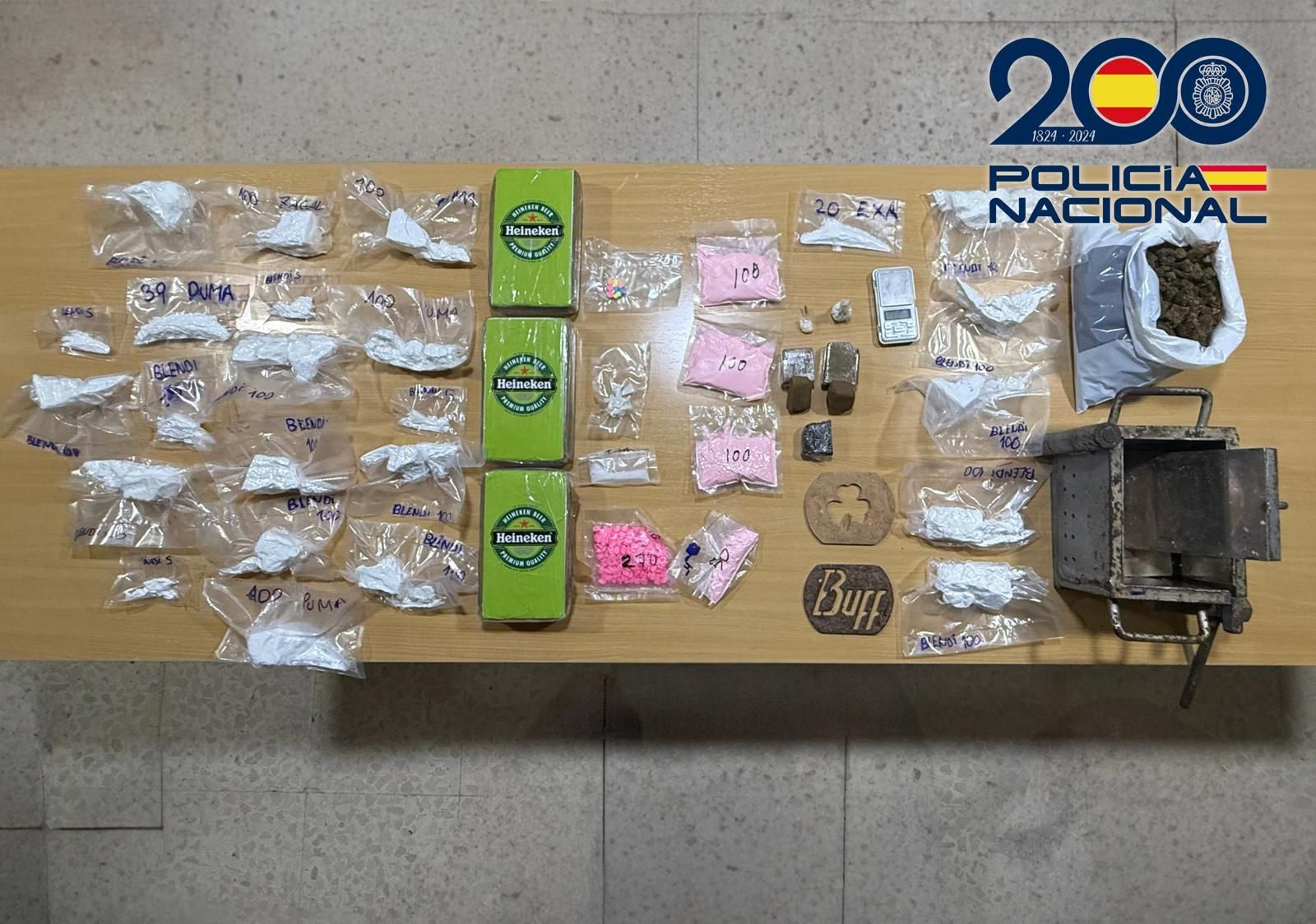 Material incautado en la 'Operación Segundo'