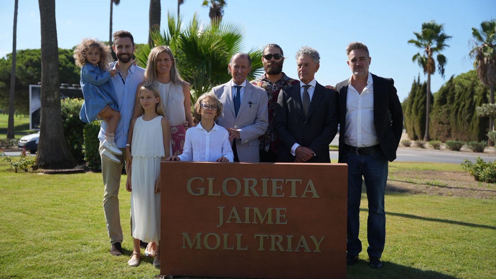 Inauguración de la glorieta Jaime Moll, el pasado 2 de octubre Inauguración de la glorieta Jaime Moll, el pasado 2 de octubre