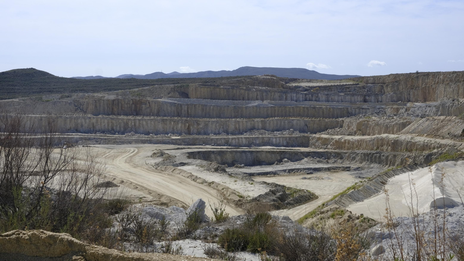 Visita a las canteras de yeso en Sorbas