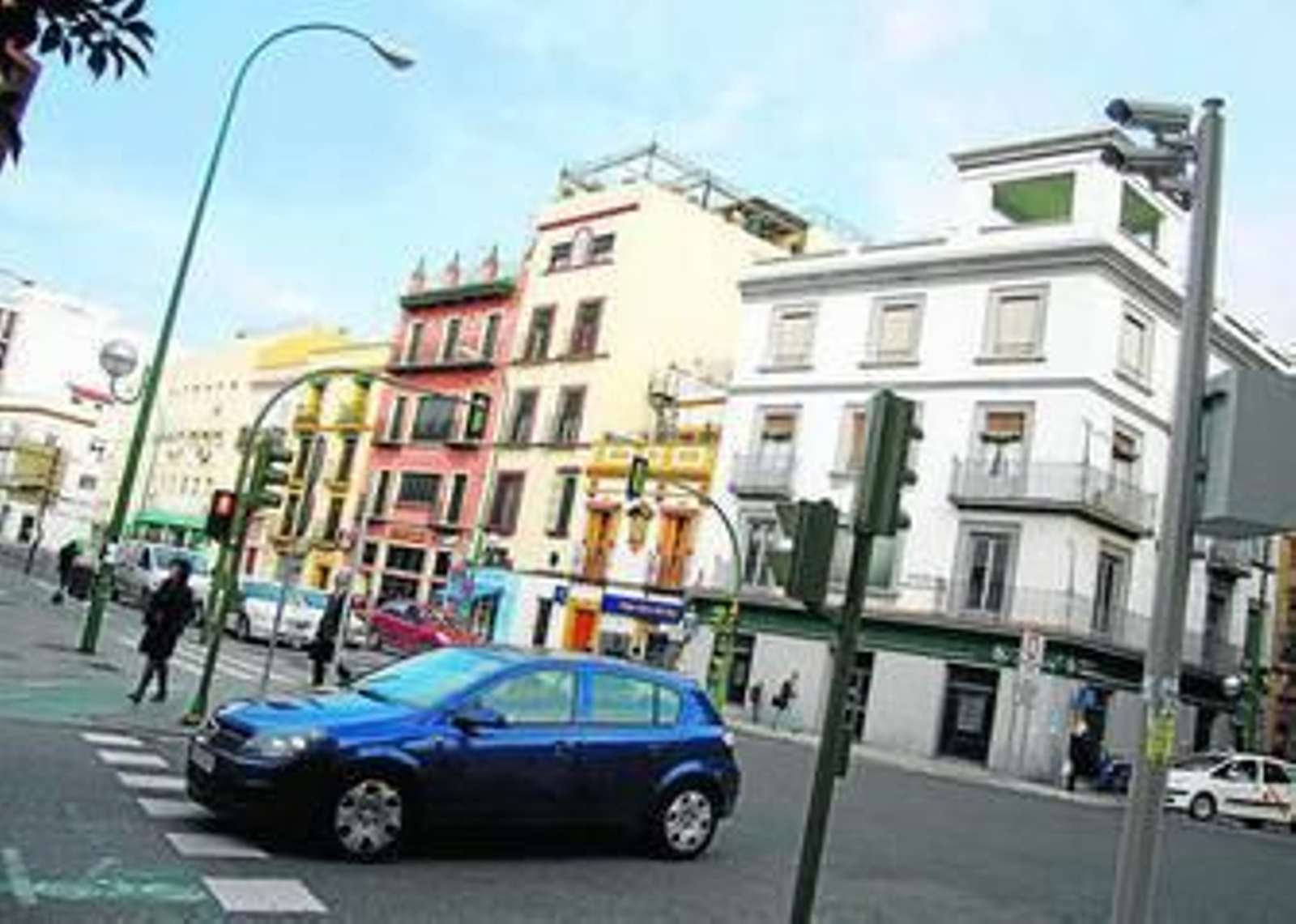 Las cámaras a la entrada del centro de Sevilla entran en el contrato de tráfico adjudicado a Acisa-Eysa.