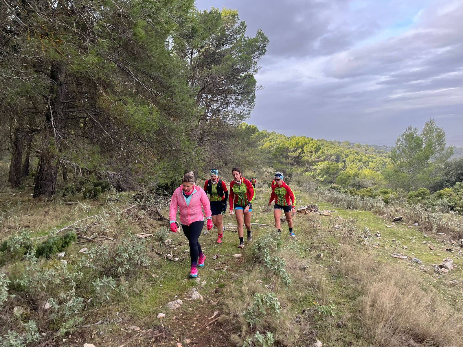 Imagen de archivo de integrantes del equipo del CD Jaén Trail.