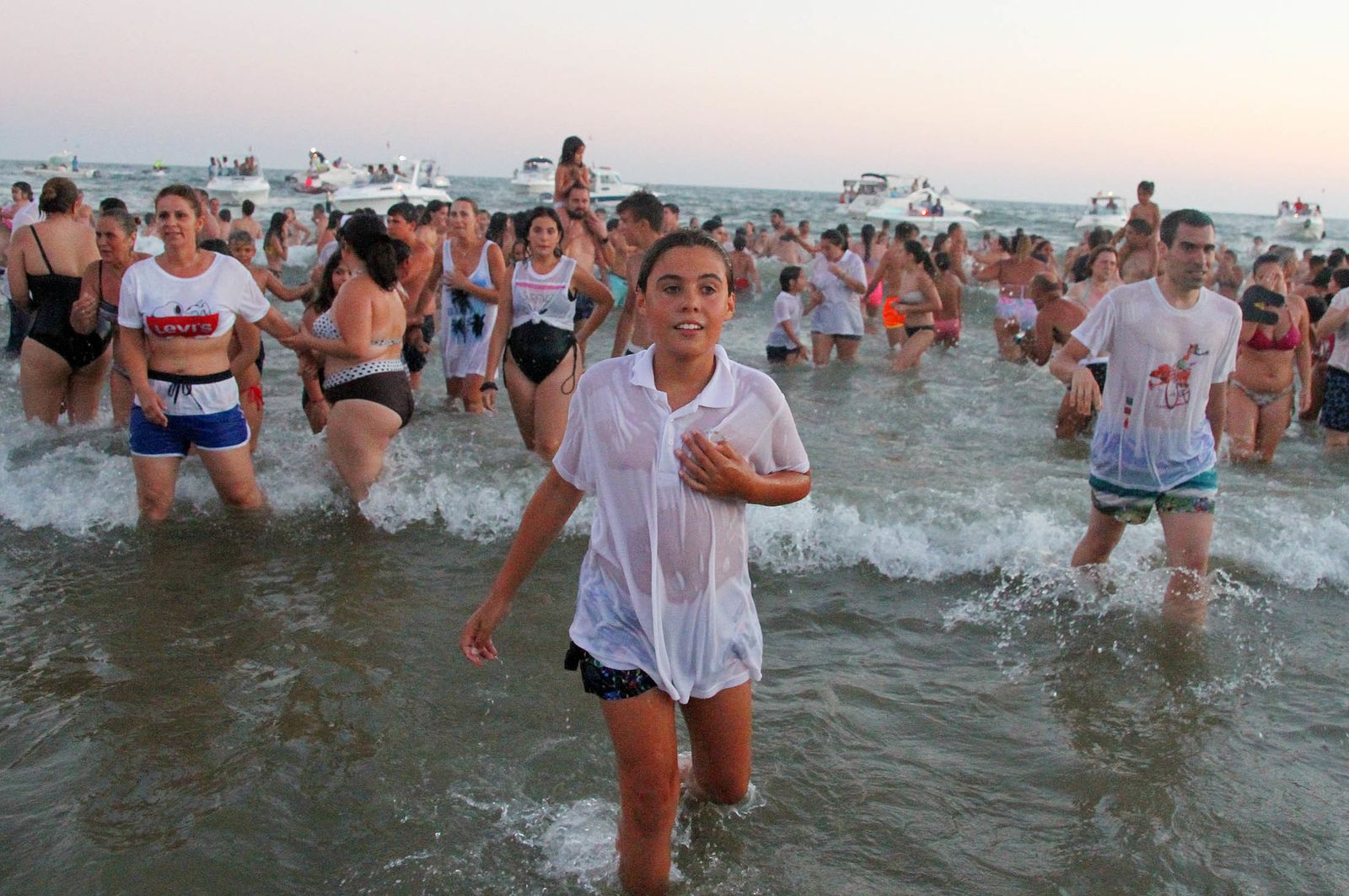 Procesión de la Virgen del Carmen en Punta Umbría