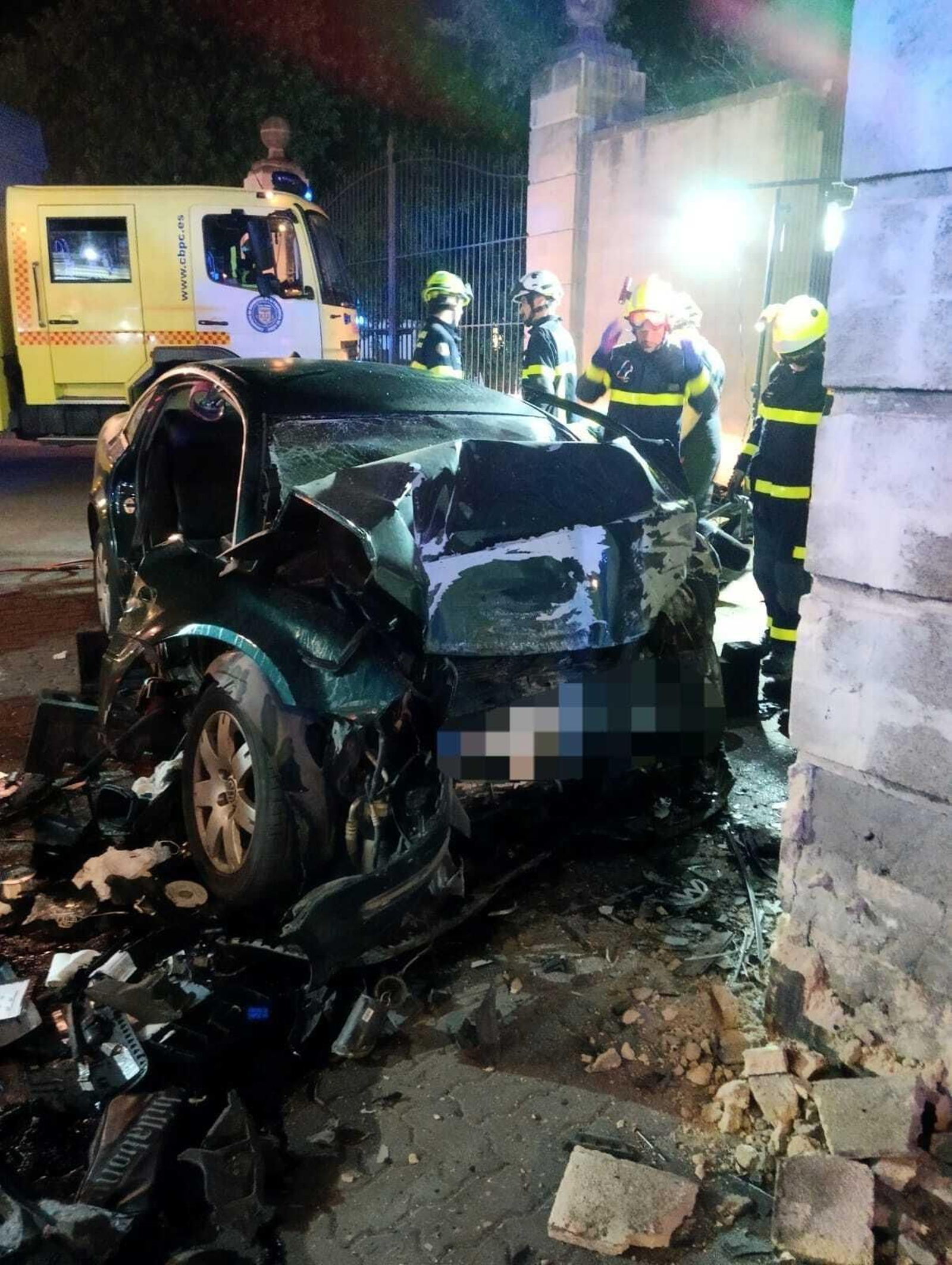 Otra imagen del estado del vehículo.