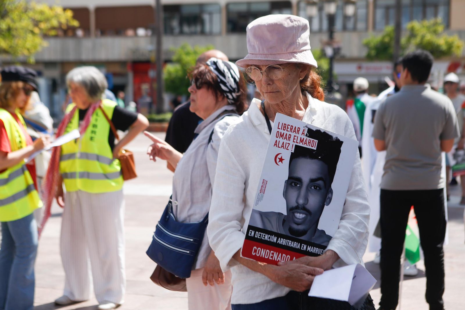Las fotos de la concentración por los presos políticos saharauis en Algeciras