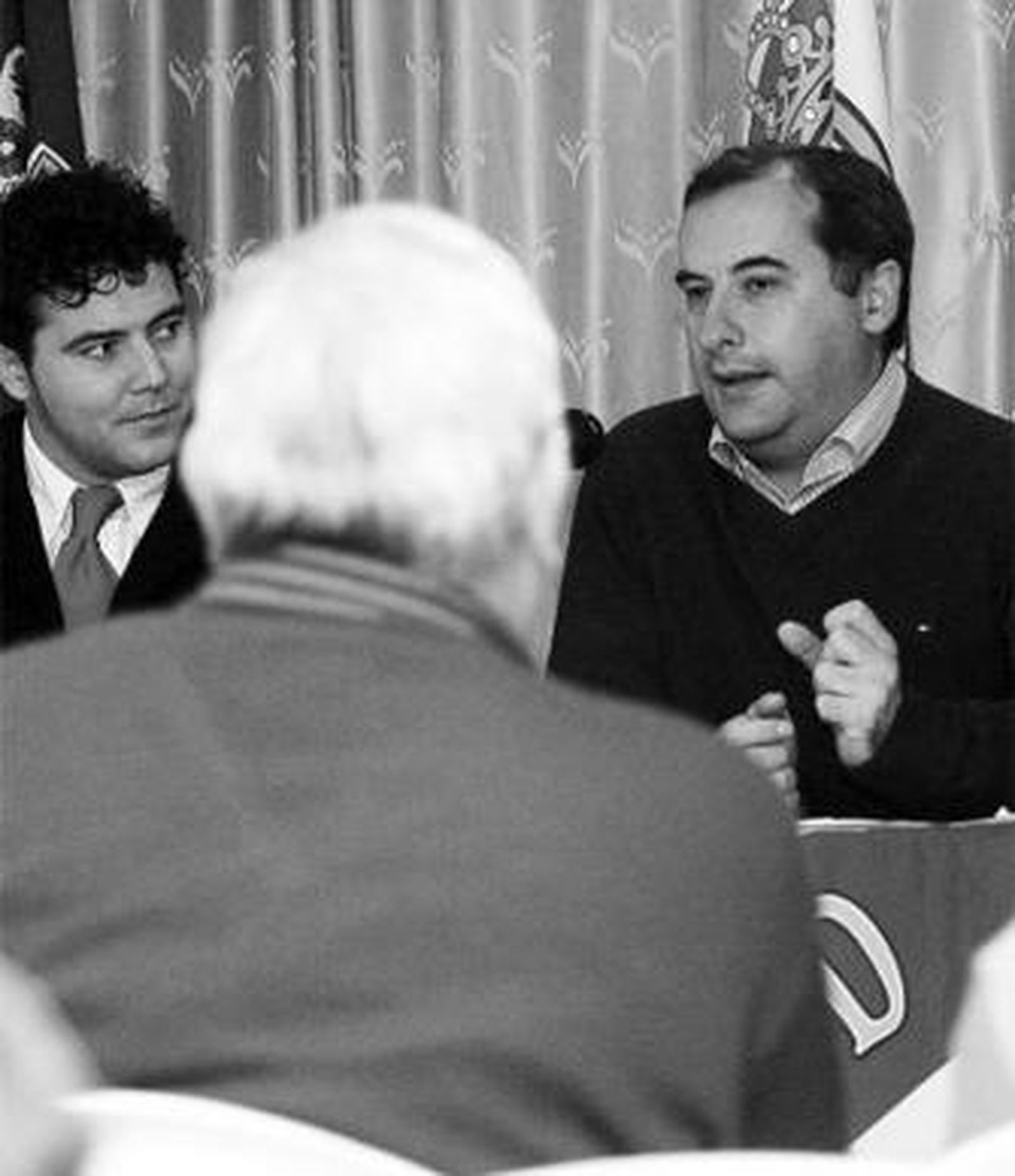 José Antonio Hidalgo durante la conferencia.