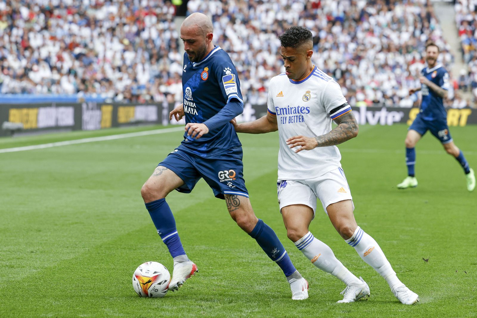 Victoria del Real Madrid y celebración del título de Liga