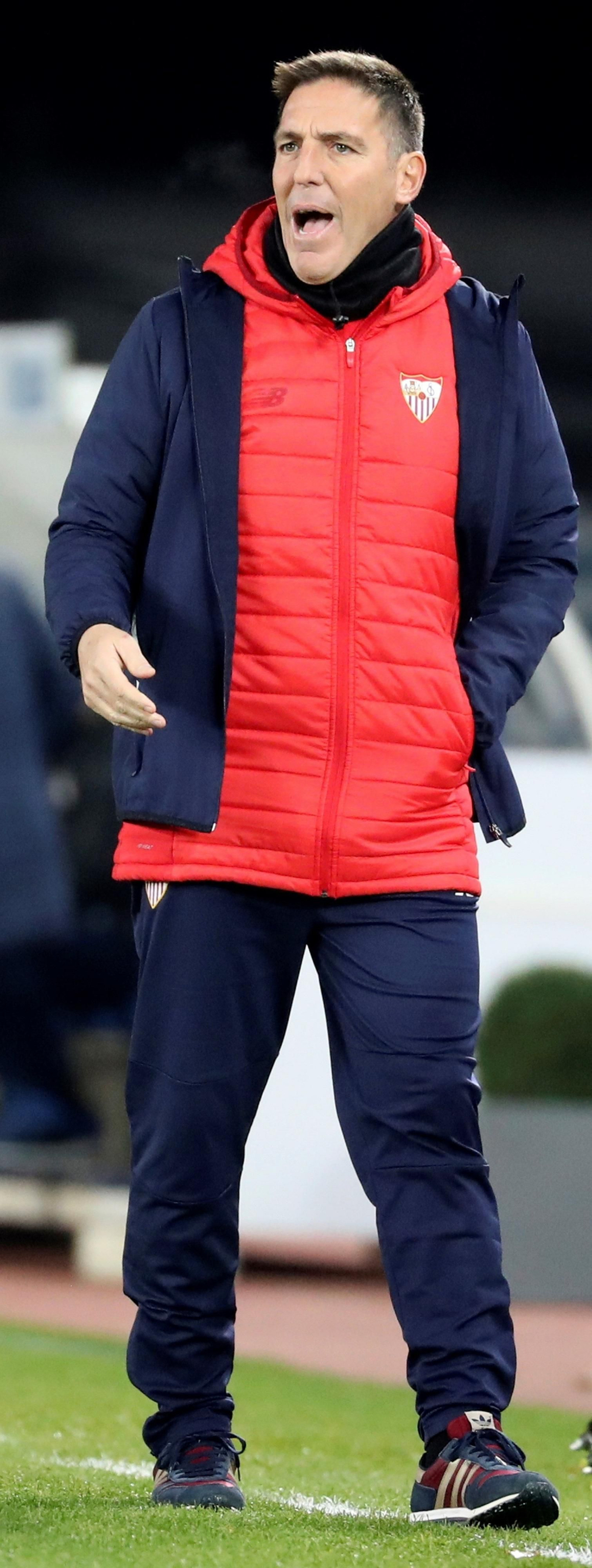 Berizzo en un momento del partido