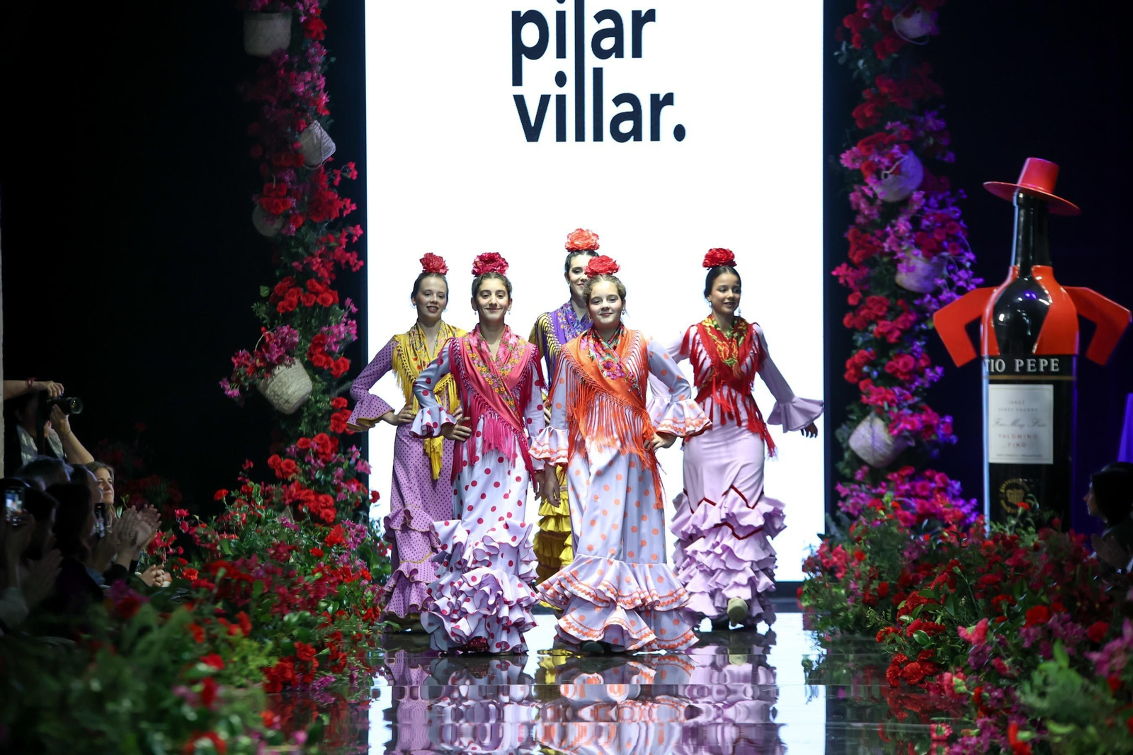 Desfile de Pilar Villar en la Pasarela Flamenca Tío Pepe Jerez 2024