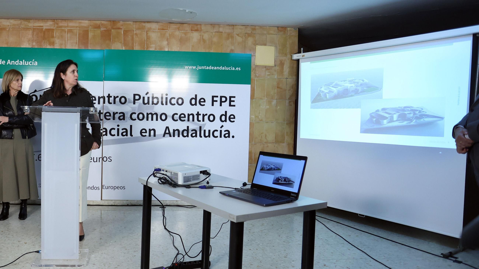 Presentación del proyecto de rehabilitación para adecuar el Centro FPE San Juan de Dios de Jerez en el futuro Centro de Referencia Aeroespacial de Andalucía