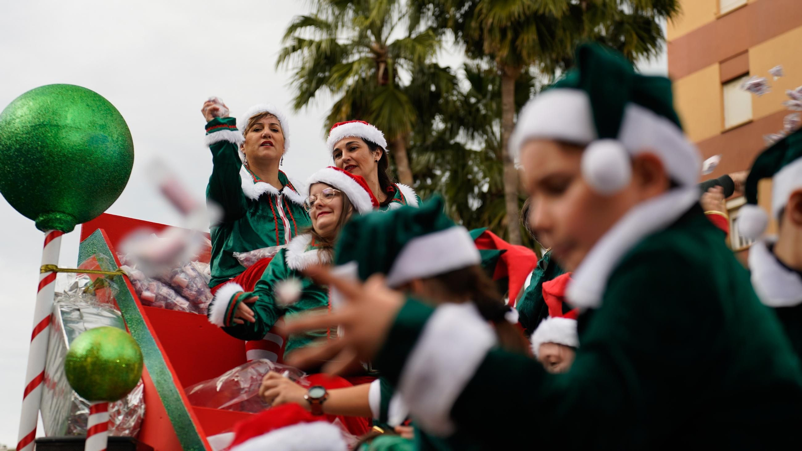 Cabalgata de los Reyes Magos en Algeciras en 2025.