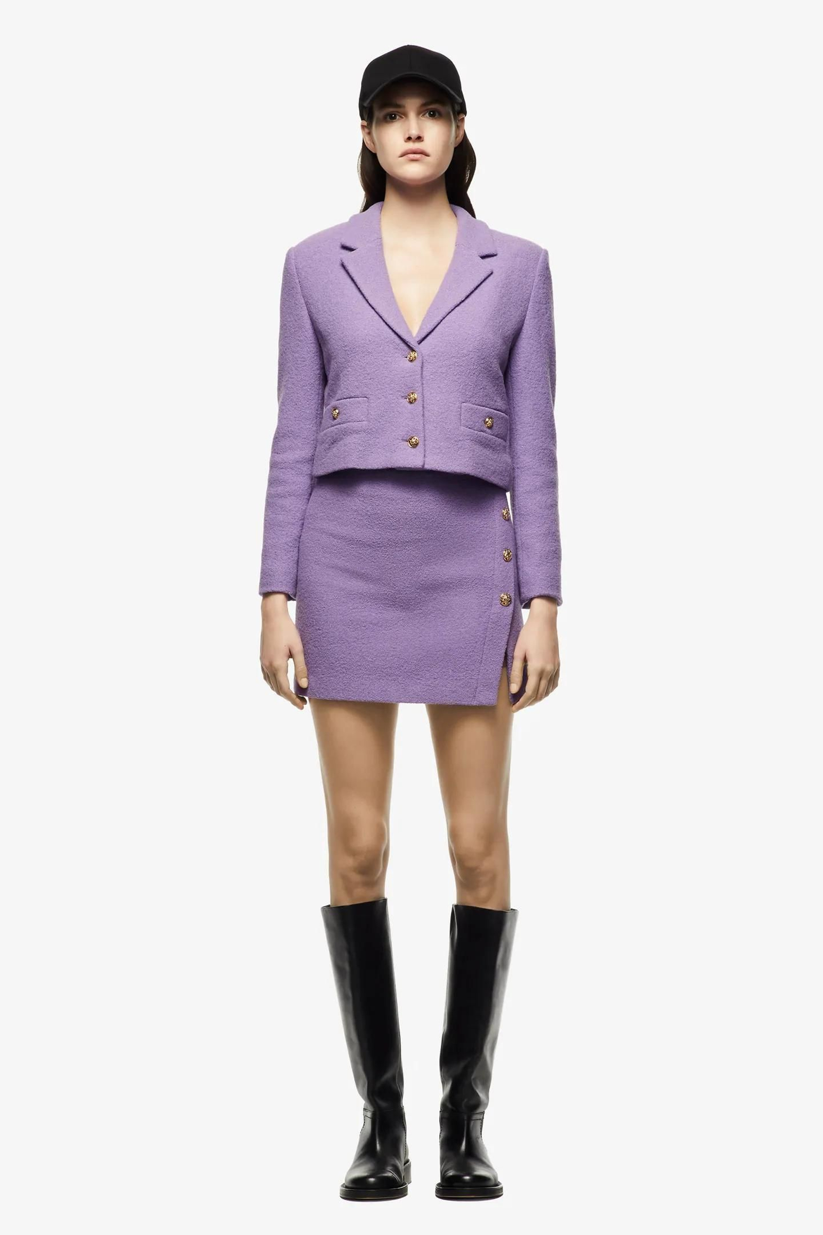 La mini falda malva de Zara que llevaría Rachel Green. La mini falda malva de Zara que llevaría Rachel Green.