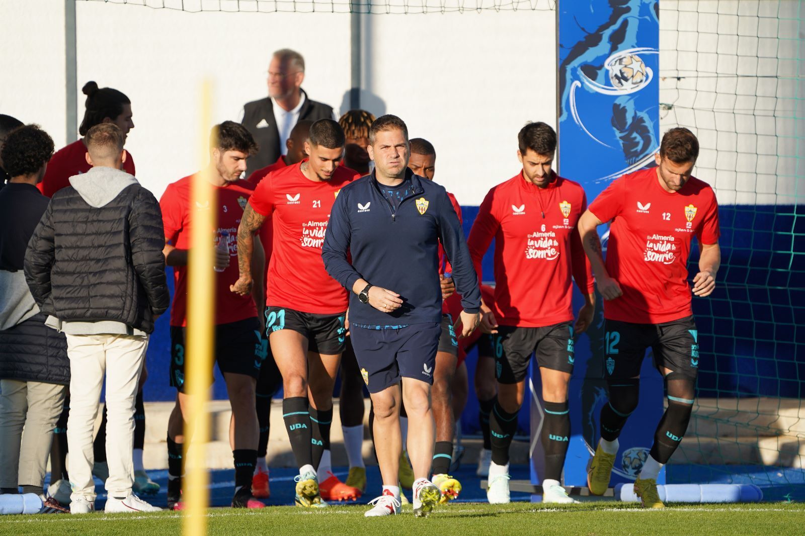 Las fotos del primer encuentro de la historia del Almería ante un rival italiano