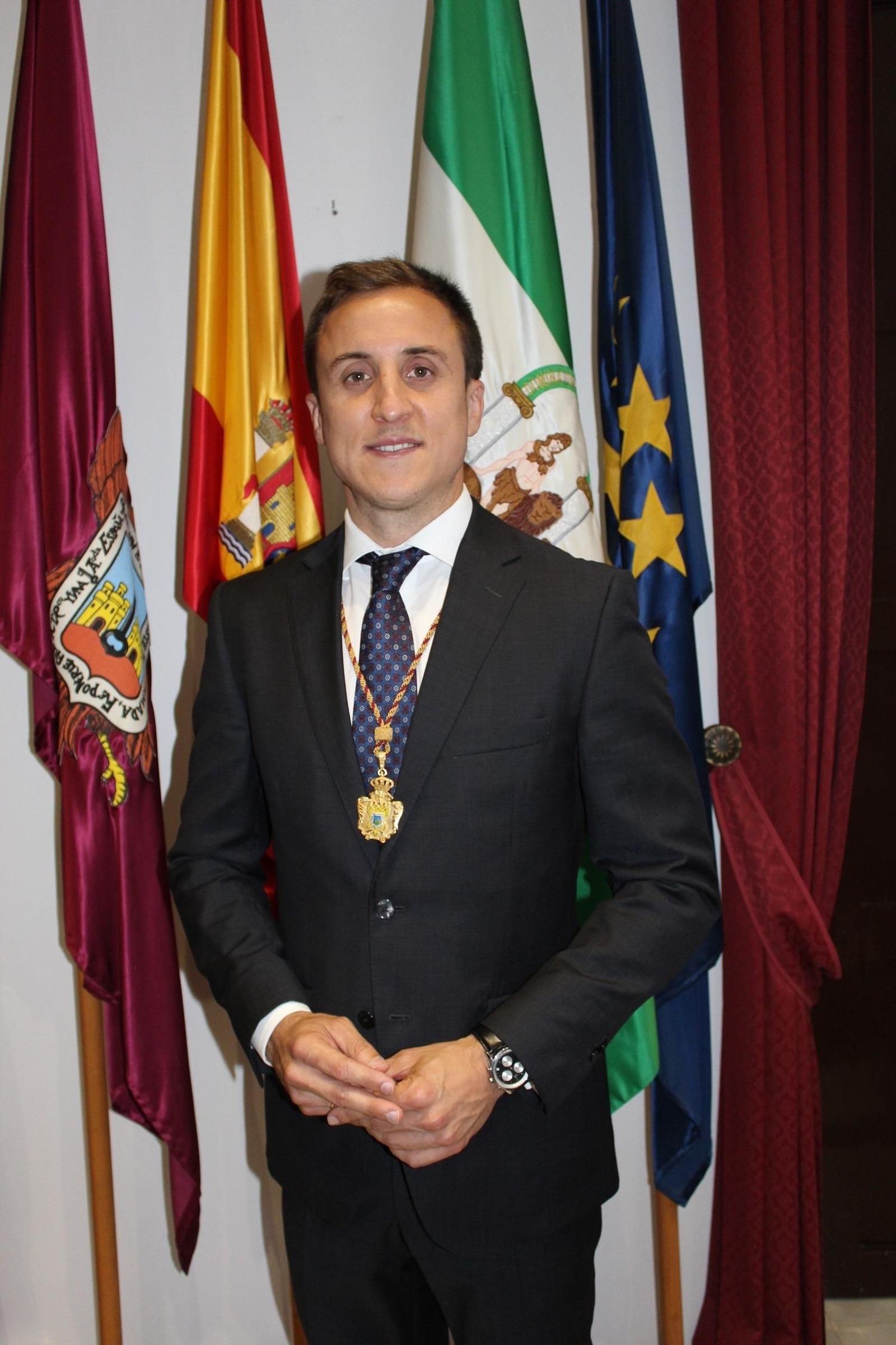 Alfonso García Ramos tras su toma de posesión como concejal en junio de 2019.