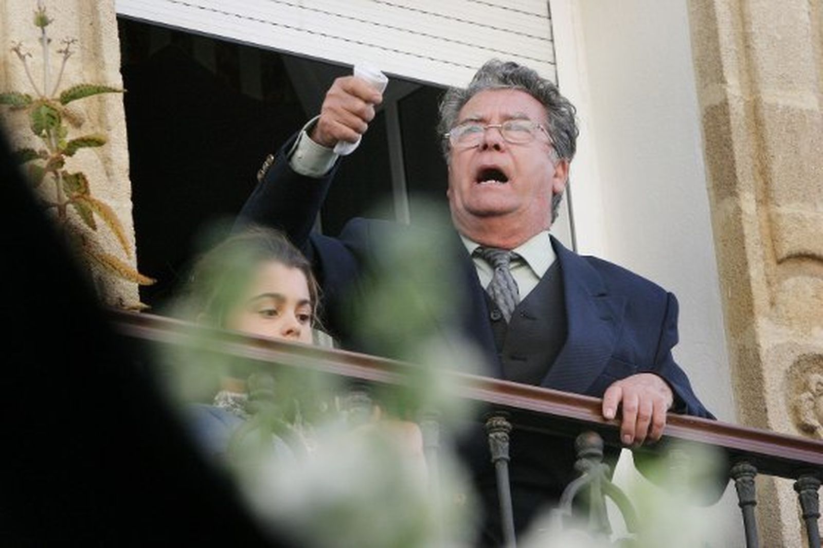 Una de las muchas saetas a la Virgen de Amor y Sacrificio.

Foto: Vanesa Lobo