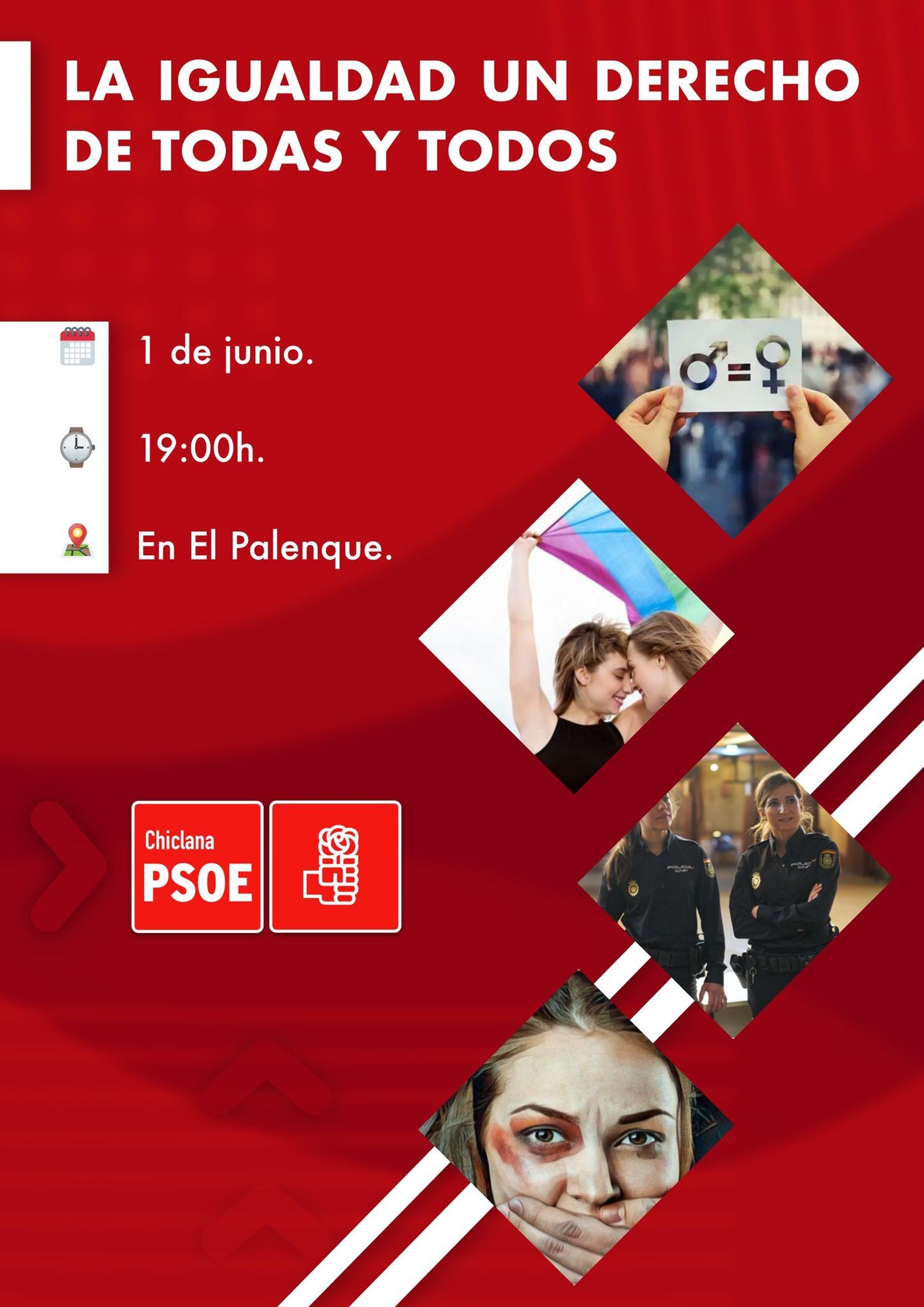 El PSOE celebra un acto para explicar las leyes aprobadas por gobiernos socialistas en materia de igualdad