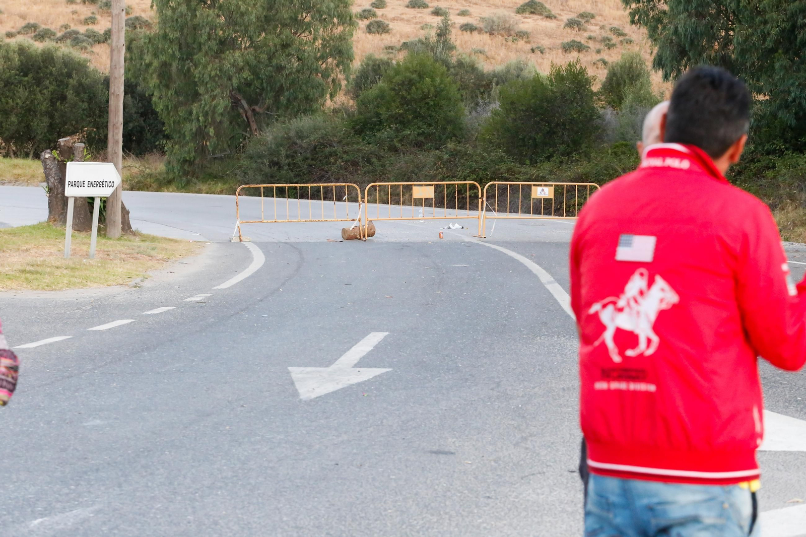 Fotos de la jornada del jueves de la huelga del metal en el Campo de Gibraltar