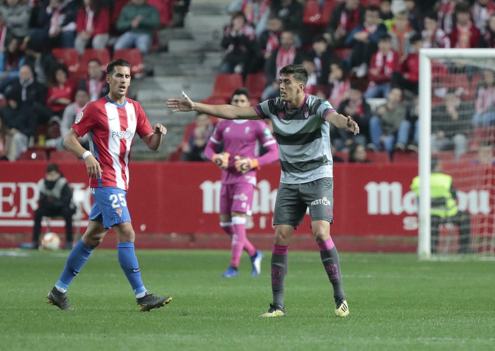 Las imágenes del Sporting de Gijón-Granada CF