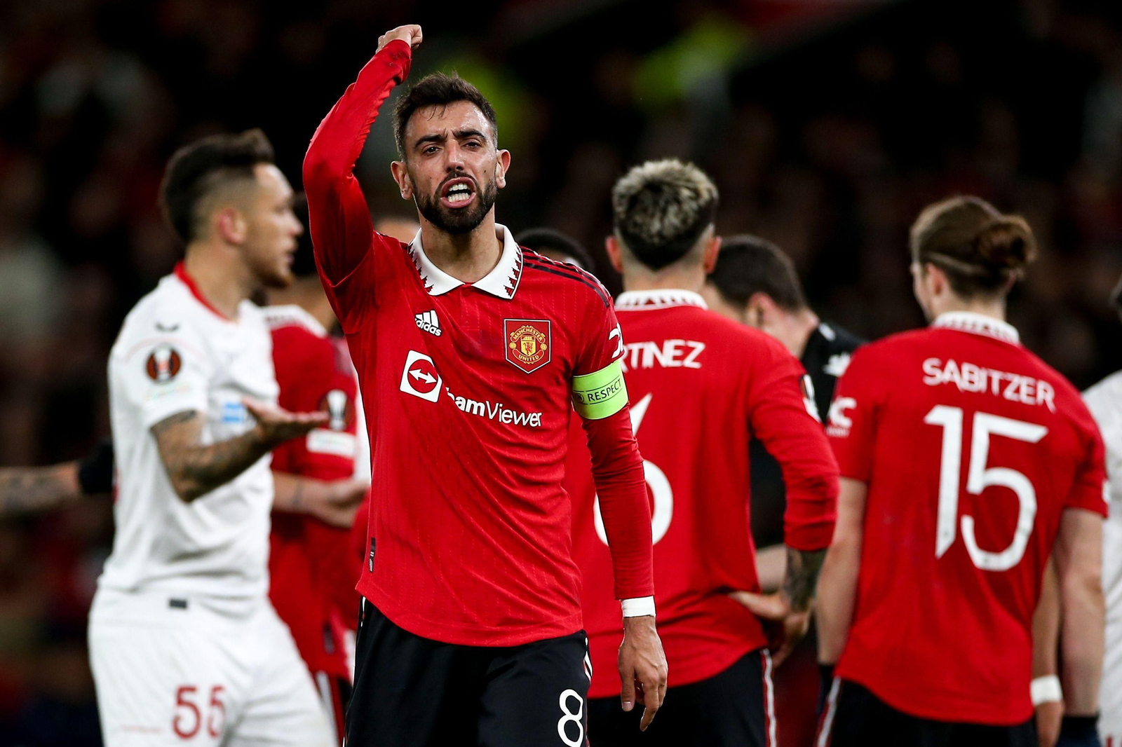 Las fotos del Manchester United - Sevilla