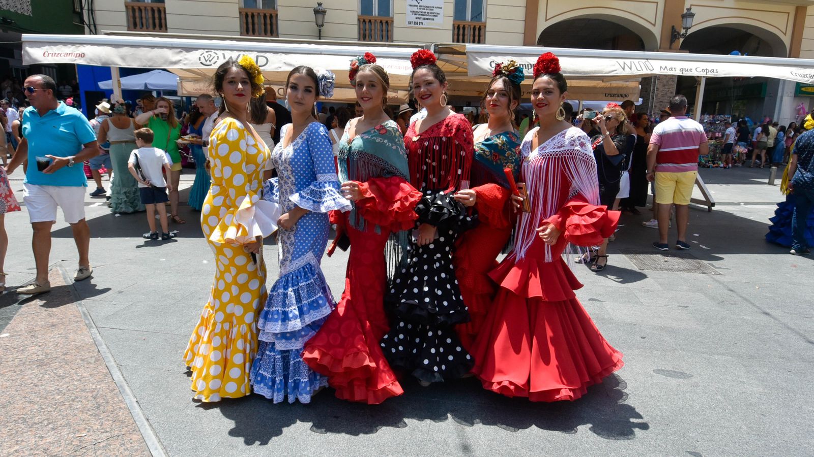 Las fotos del Domingo Rociero en el centro de la Línea