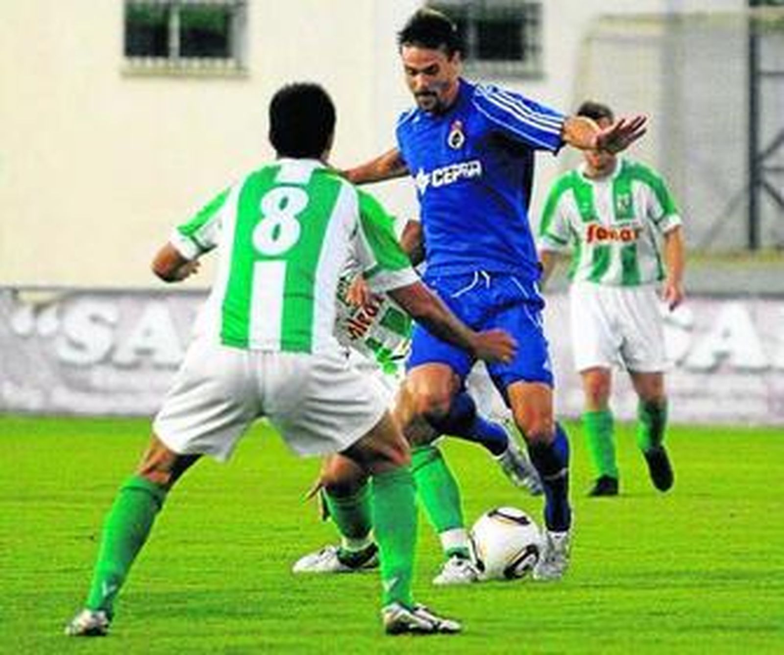 Óscar Silva, junto a su amigo Alberto Merino, la pasada campaña.