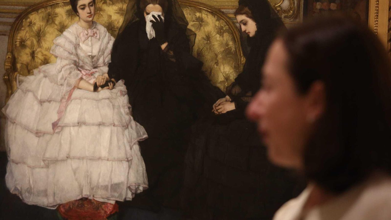 Unas de las obras de la exposición 'Arte belga. Del impresionismo a Magritte. Musée d'Ixelles' en el Museo Carmen Thyssen de Málaga.