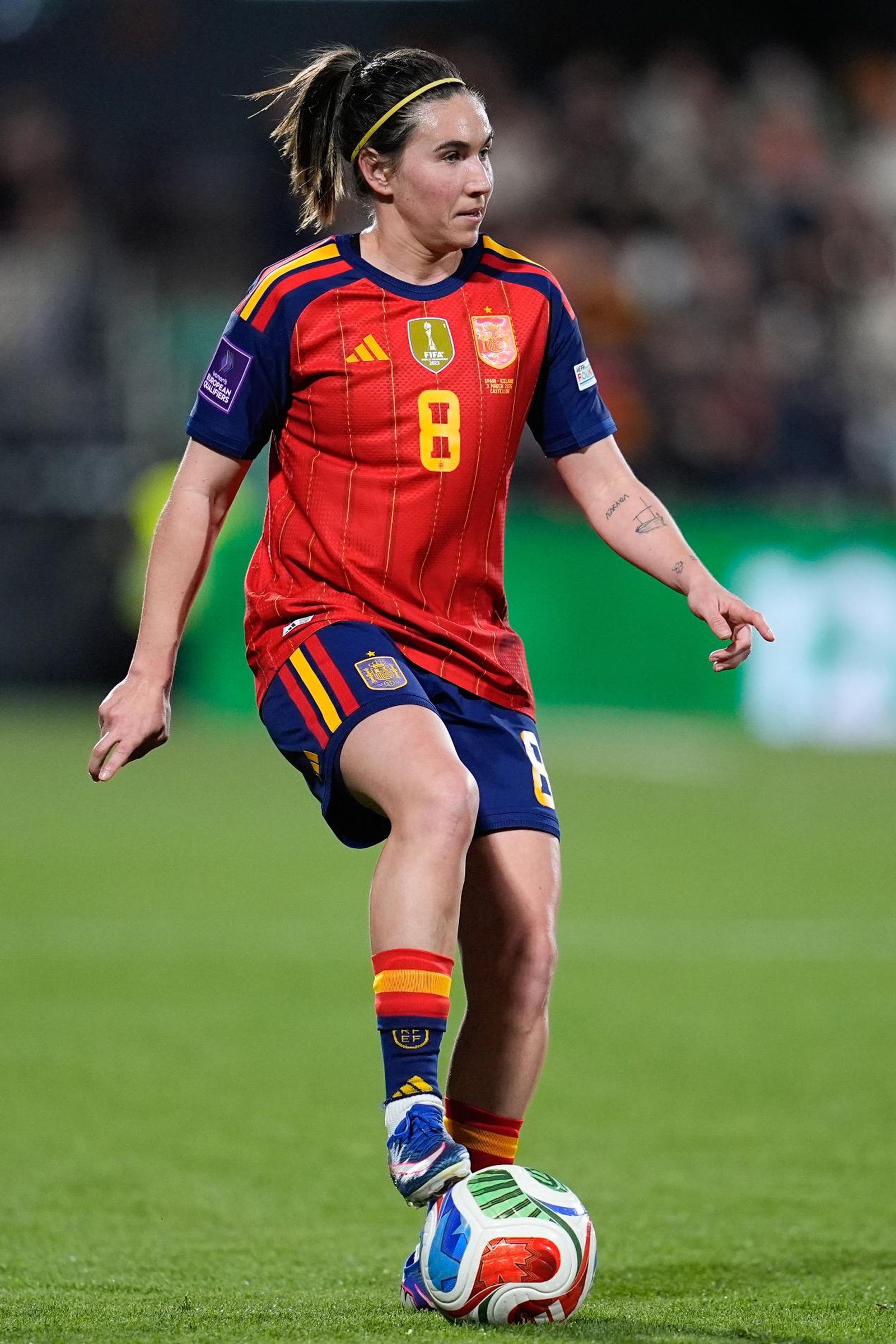 Las fotos del España-Islandia de fútbol femenino