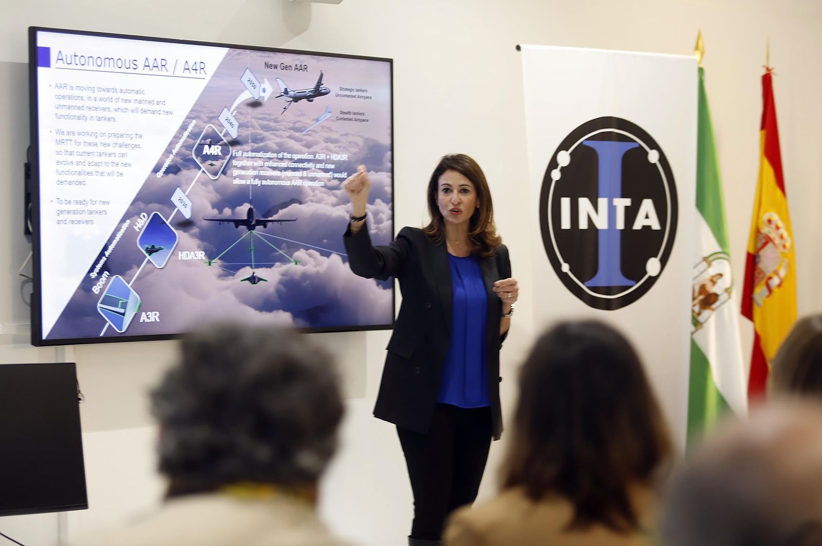 Imágenes del ensayo del demostrador Auto´Mate en el INTA, Huelva