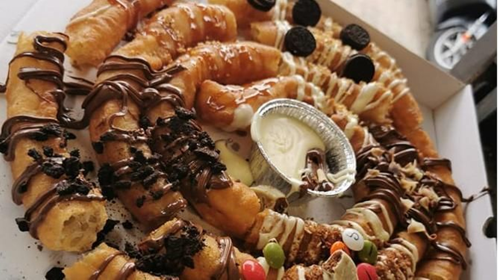 El famoso 'Churri-topping' en todo su esplendor (y con sus toppings)