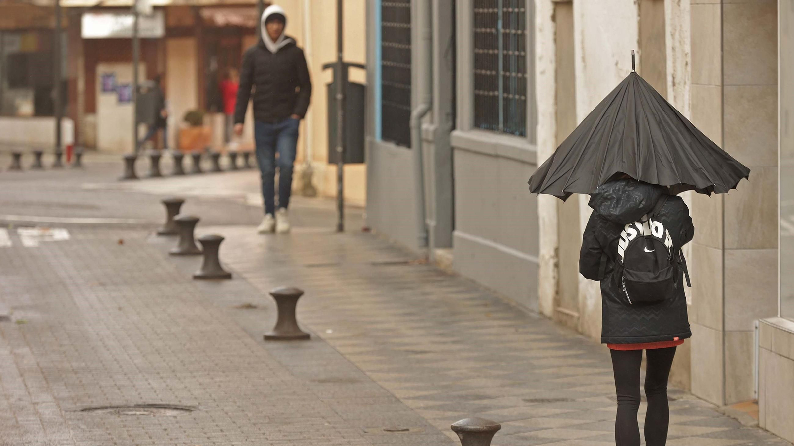 Un día de lluvia en Algeciras. Un día de lluvia en Algeciras.