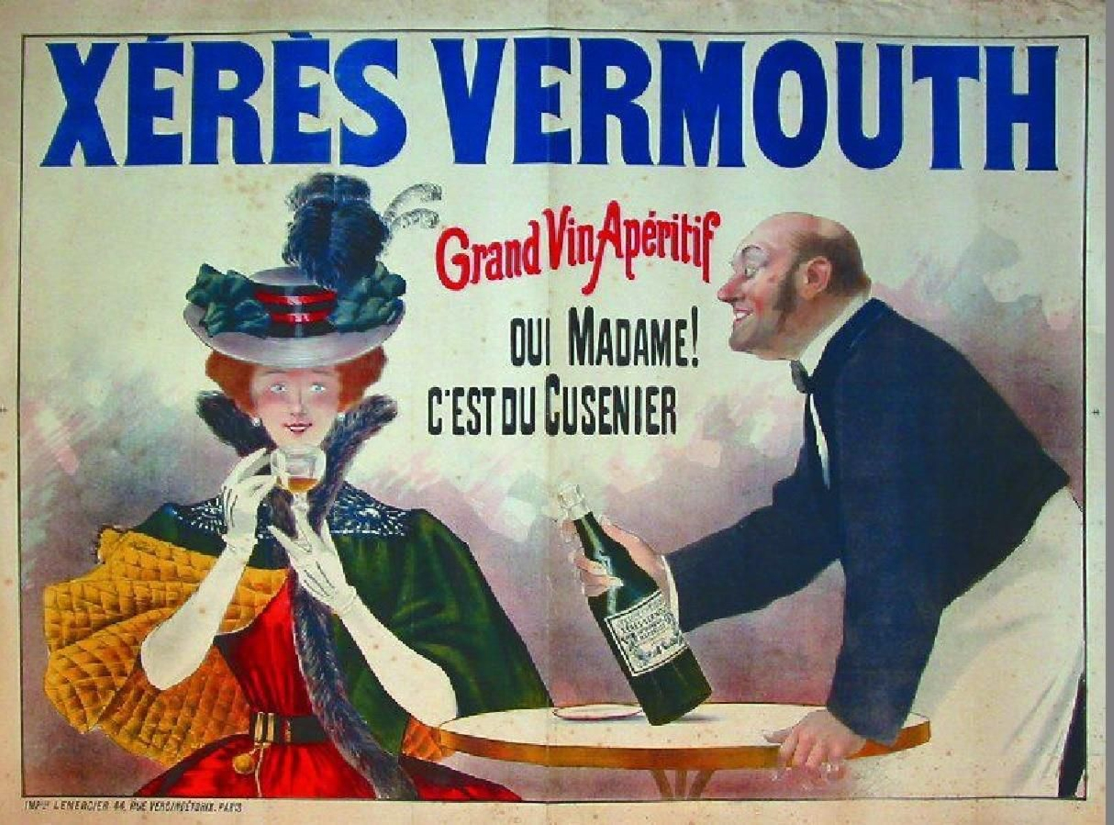 Xérès Vermouth elaborado por Cusenier.