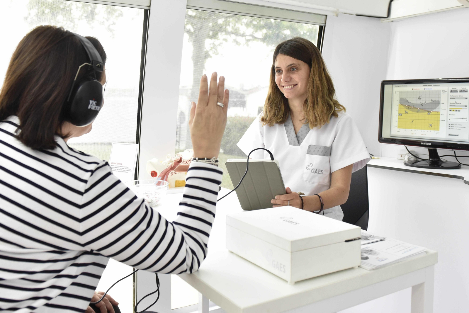 La unidad móvil de GAES se instala estos días en el Altozano y la Encarnación.