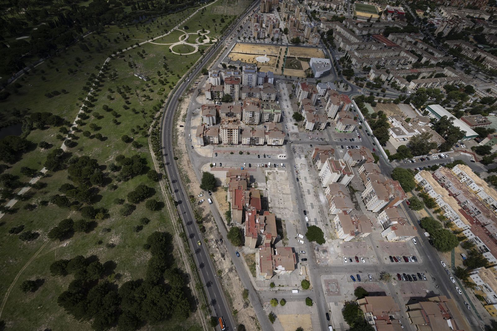 Sevilla desde el helicóptero de la Policía Nacional