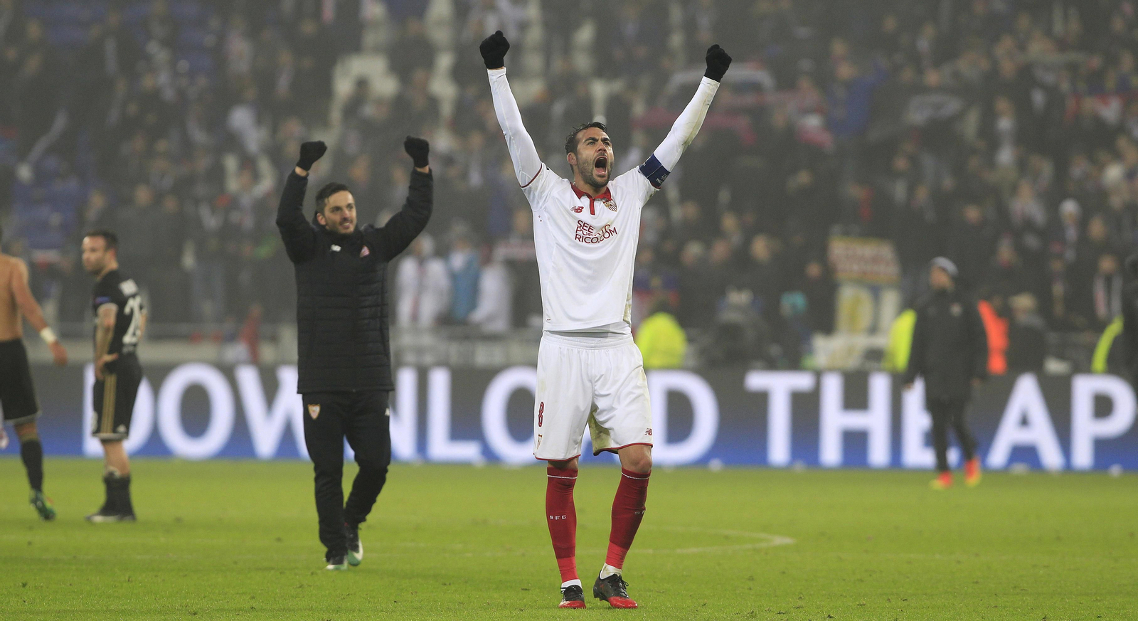 El Lyon-Sevilla, en imágenes.