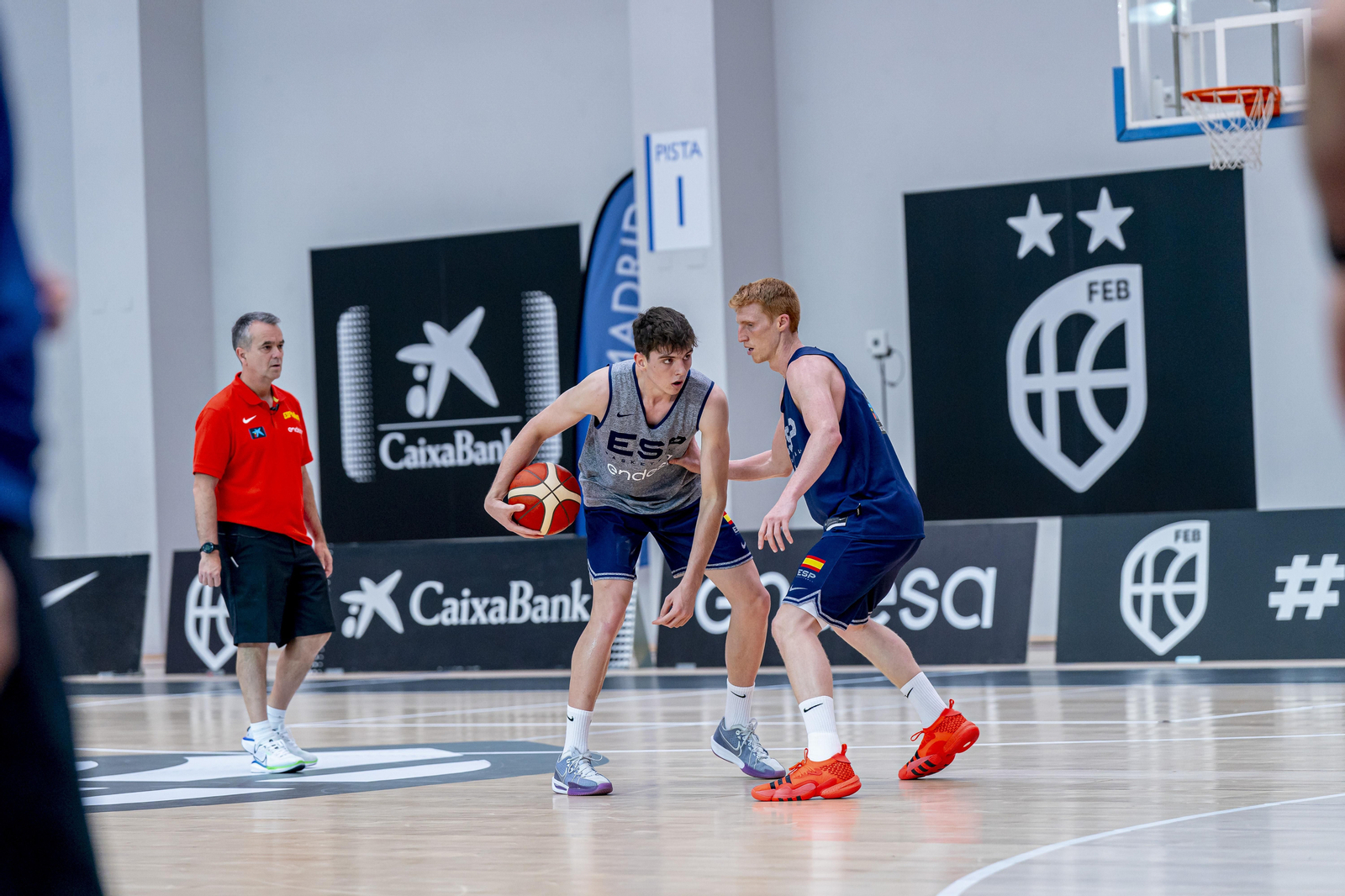 La selección española sigue trabajando en Madrid La selección española sigue trabajando en Madrid