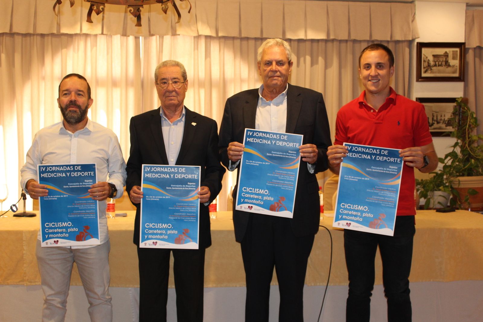 Presentación de las IV Jornadas de Medicina y Deporte de Vera.