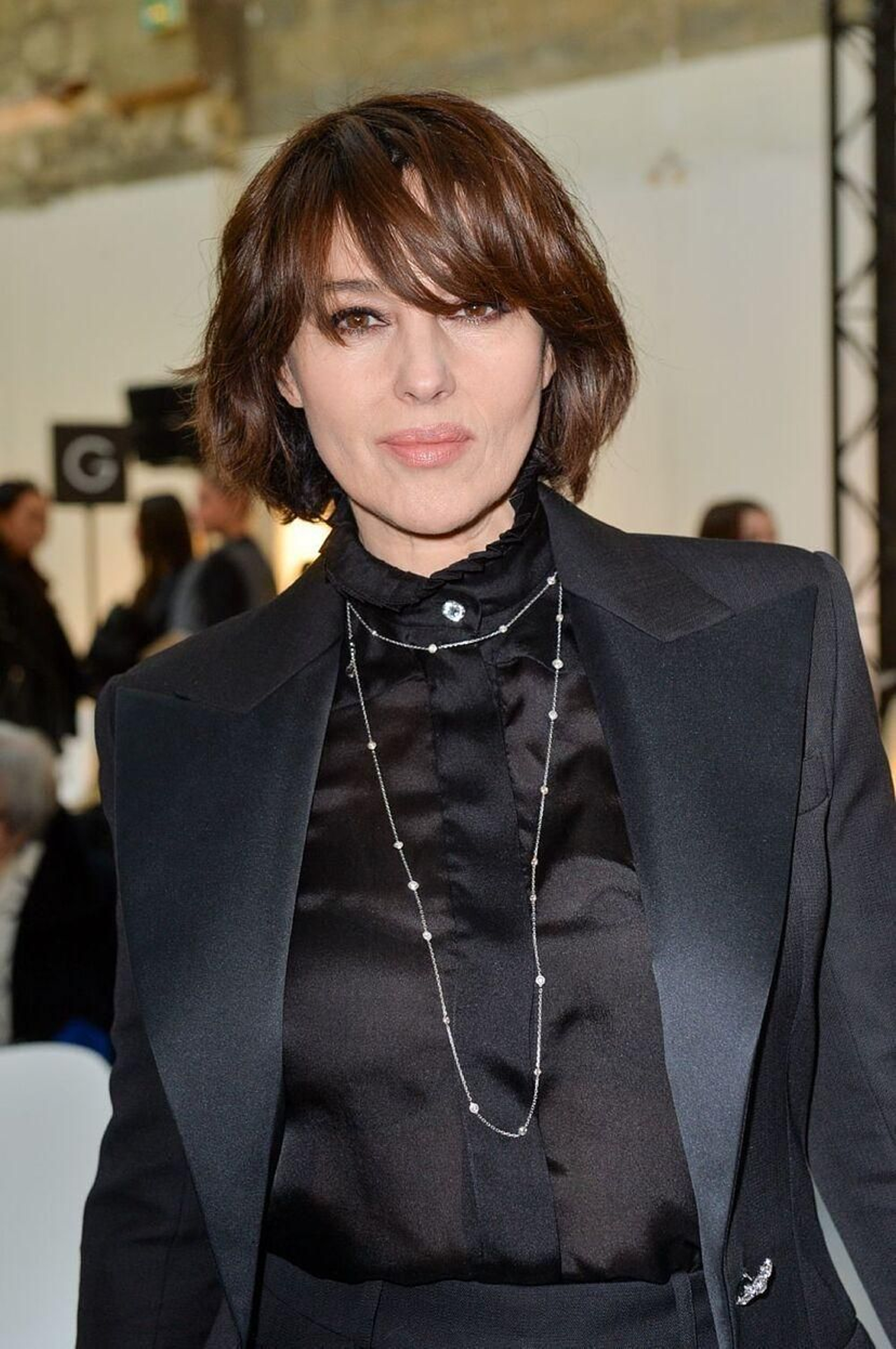 Mónica Bellucci con un color de pelo chocolate. Mónica Bellucci con un color de pelo chocolate.