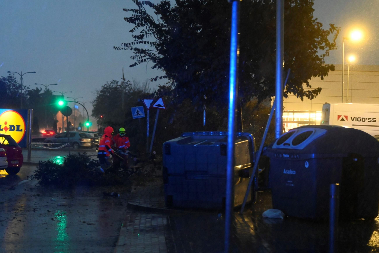 Las imágenes de los daños causados por el fuerte viento en el Sector Sur en Córdoba